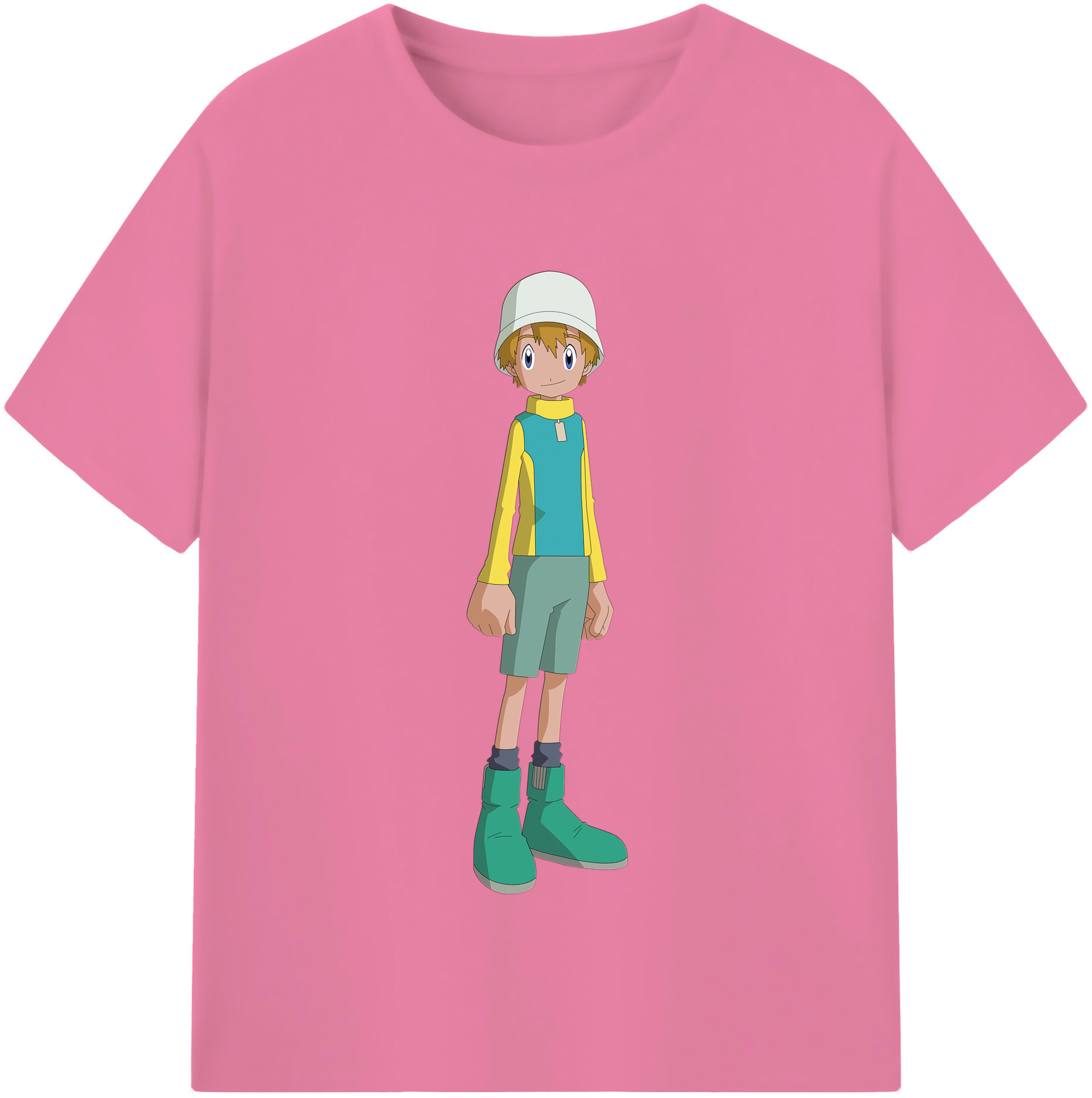 （画像用） Digimon デジタルモンスター/デジモン 綿100％半袖Tシャツ（フロントプリント）
